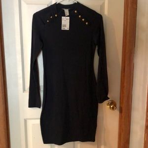 Long sleeve fitted dress